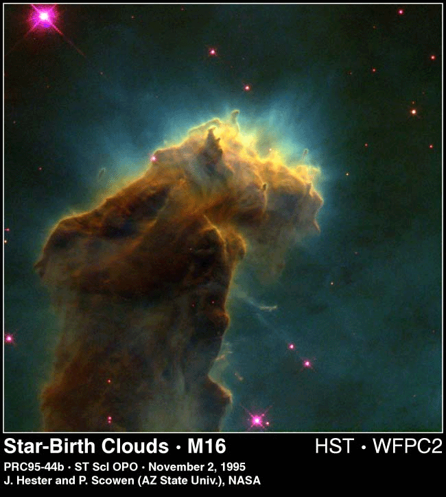 Star-Birth Clouds M16